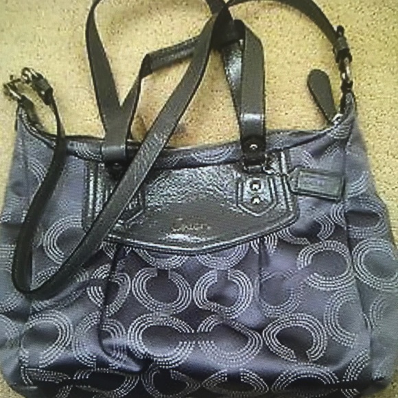 Coach Ashley Dotted Op Art Shoulder Bag - Picture 3 of 3